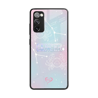 Cancer Aura back phone cover | glass case for samsung galaxy s20 fe