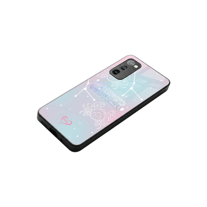 Cancer Aura stylish phone case for samsung galaxy s20 fe | glossy glass and slim fit