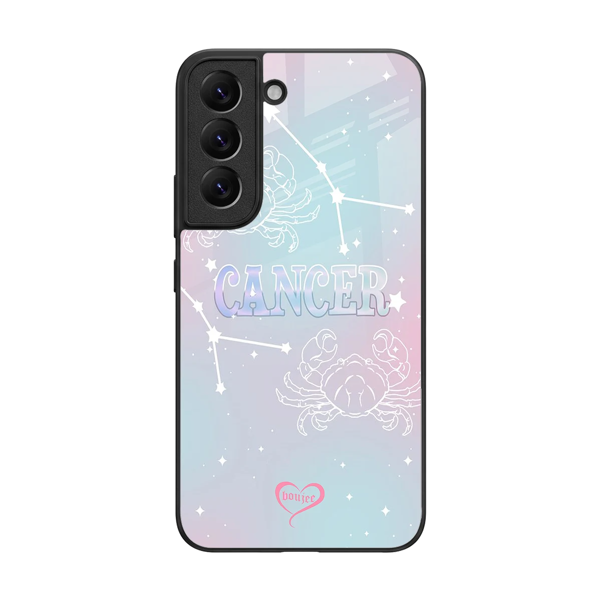 Cancer Aura back phone cover | glass case for samsung galaxy s22