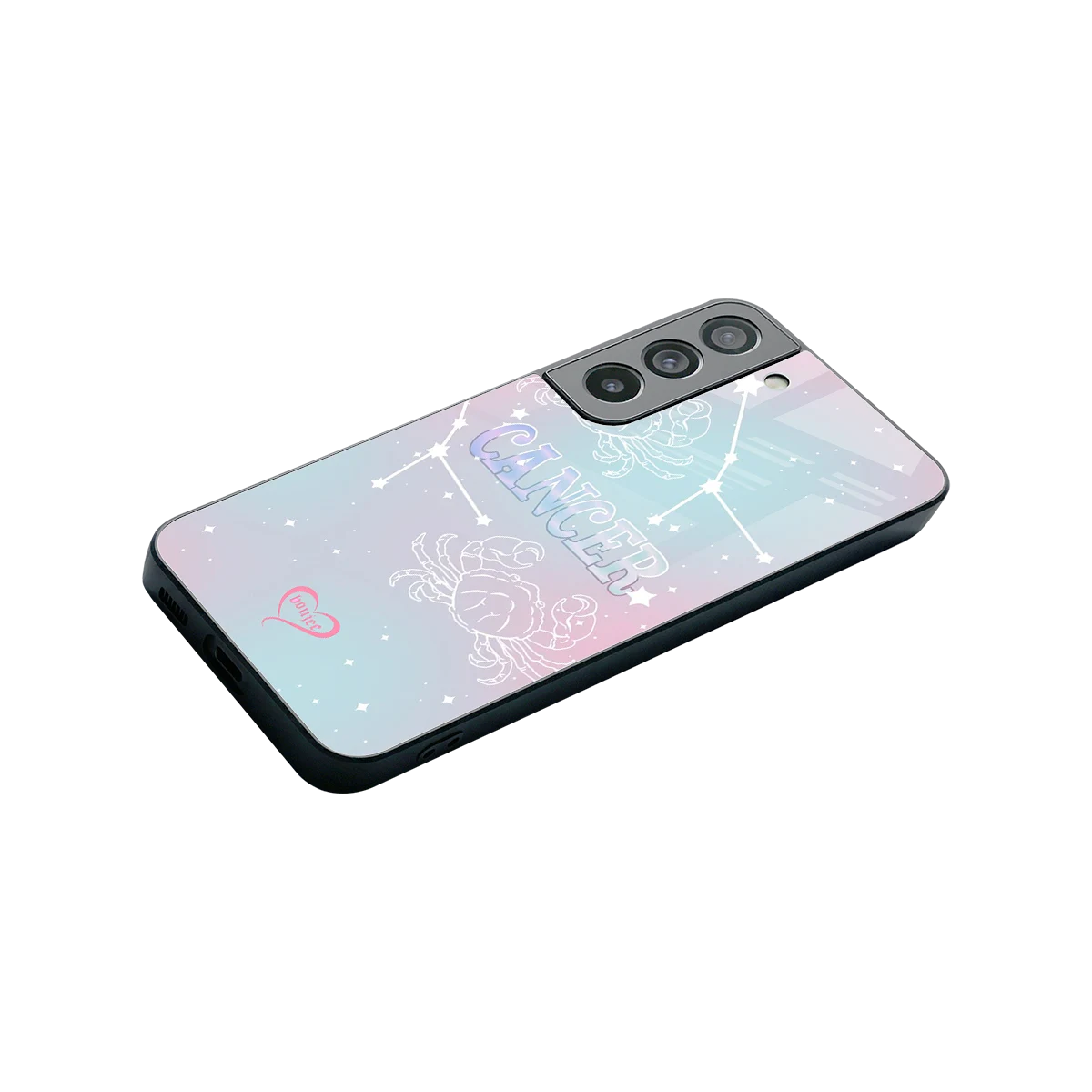 Cancer Aura stylish phone case for samsung galaxy s22 | glossy glass and slim fit