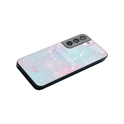 Cancer Aura stylish phone case for samsung galaxy s22 | glossy glass and slim fit