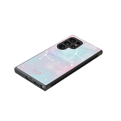 Cancer Aura stylish phone case for samsung galaxy s24 ultra | glossy glass and slim fit
