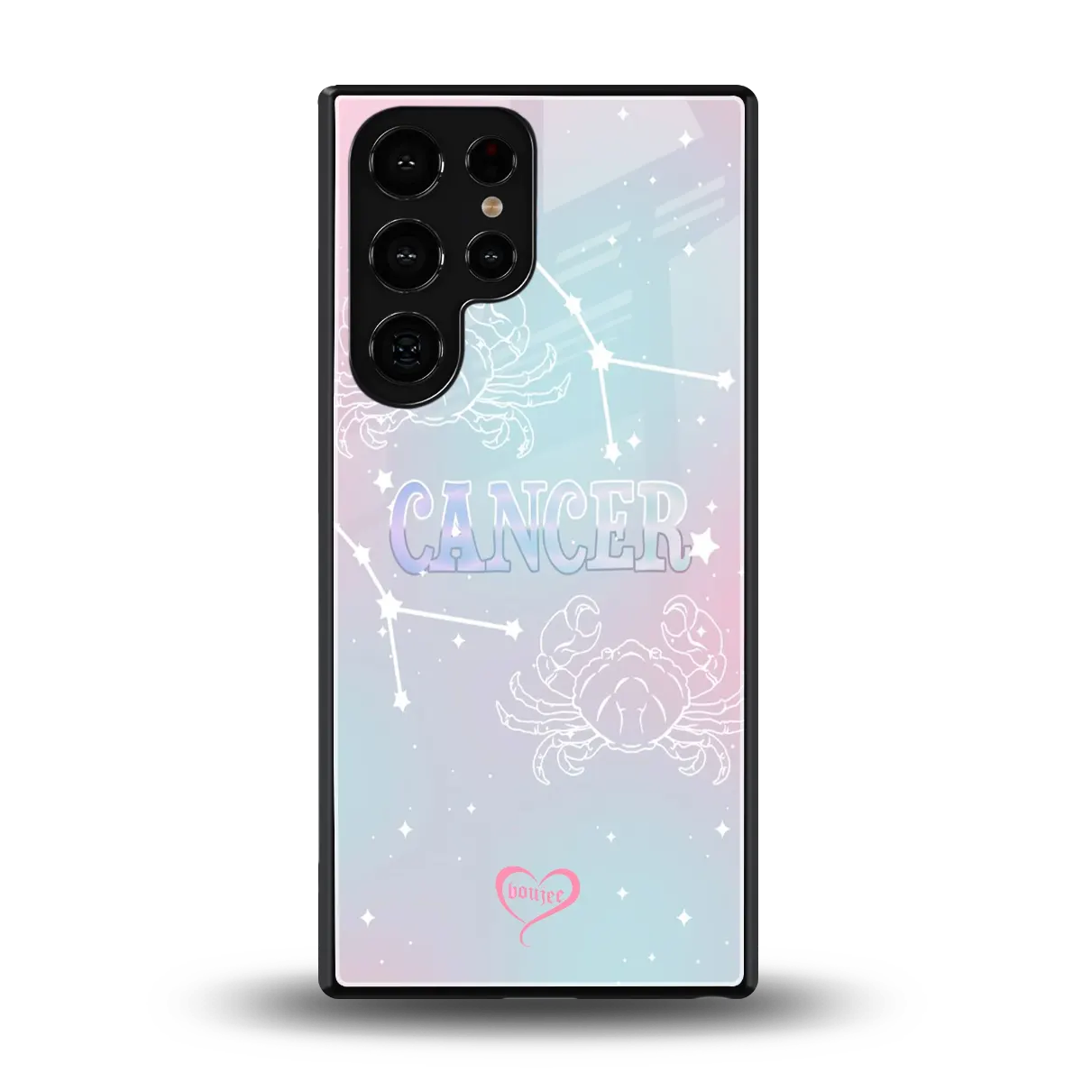 Cancer Aura back phone cover | glass case for samsung galaxy s26 ultra