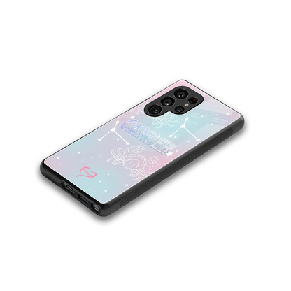 Cancer Aura stylish phone case for samsung galaxy s26 ultra | glossy glass and slim fit