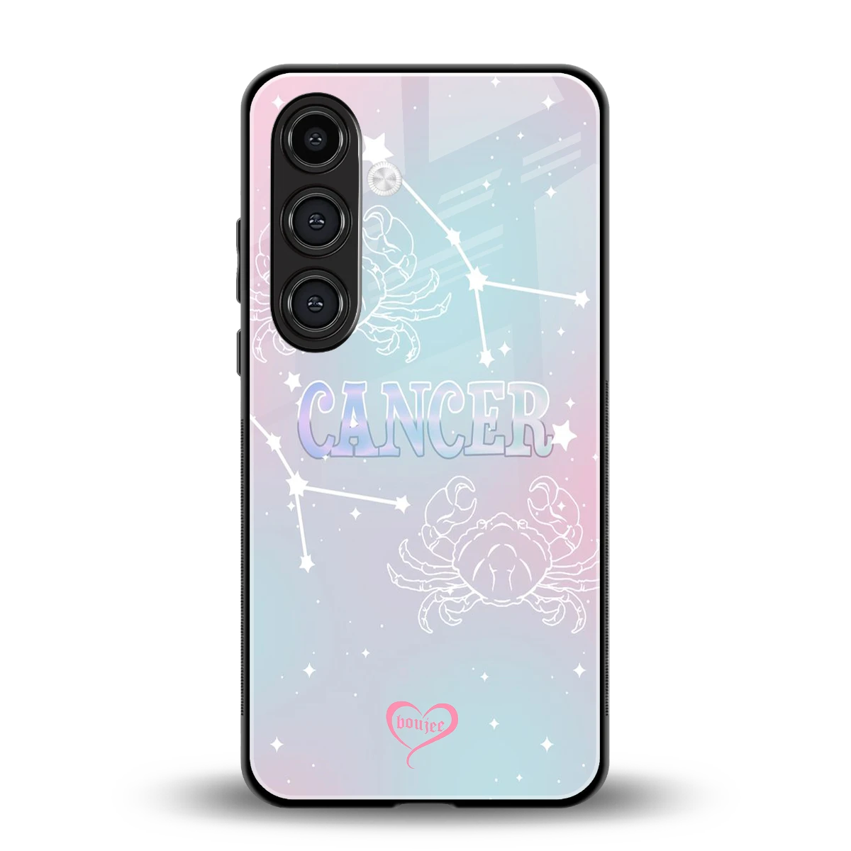 Cancer Aura back phone cover | glass case for samsung galaxy s24