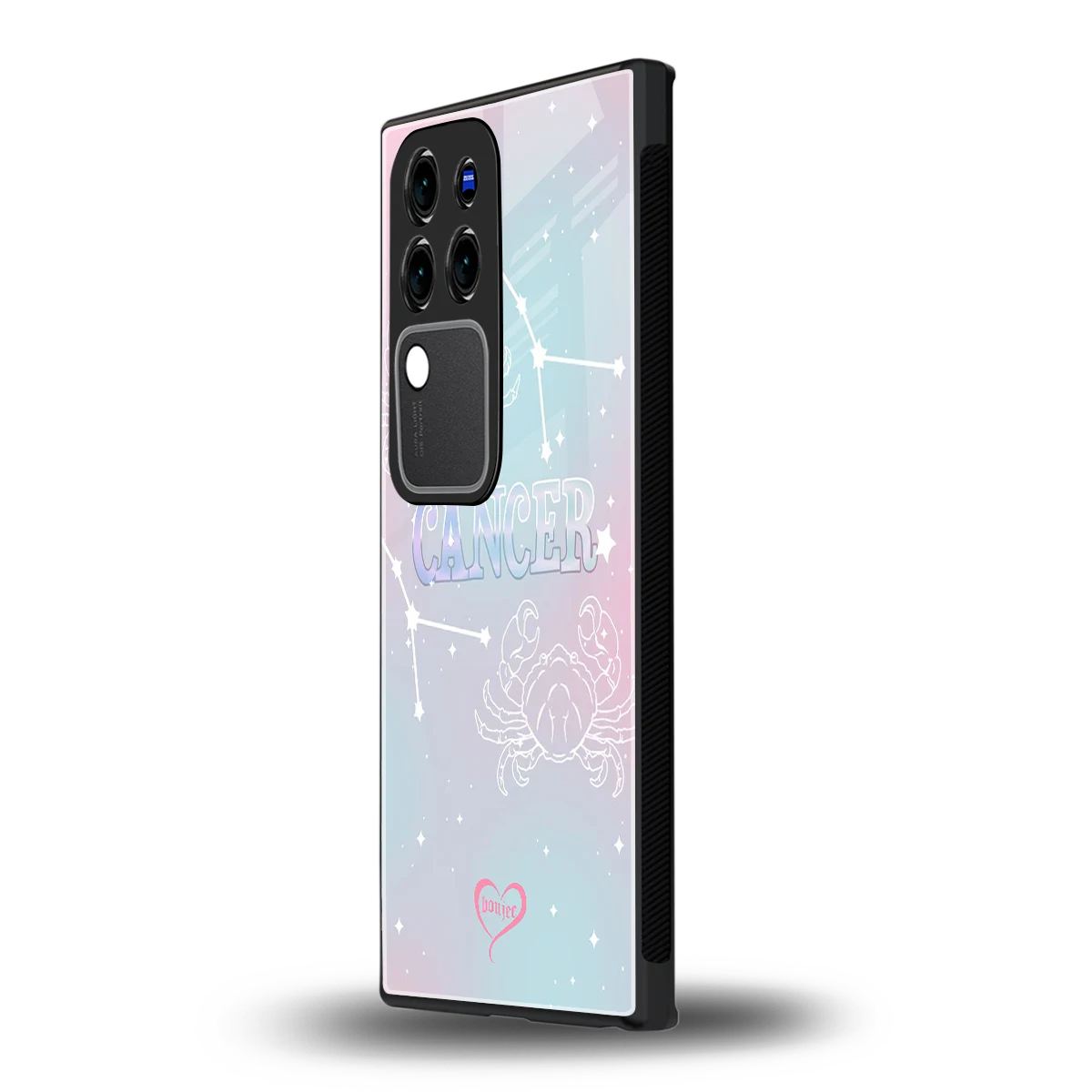 Cancer Auravivo v30 pro mobile cover | shockproof glass phone case
