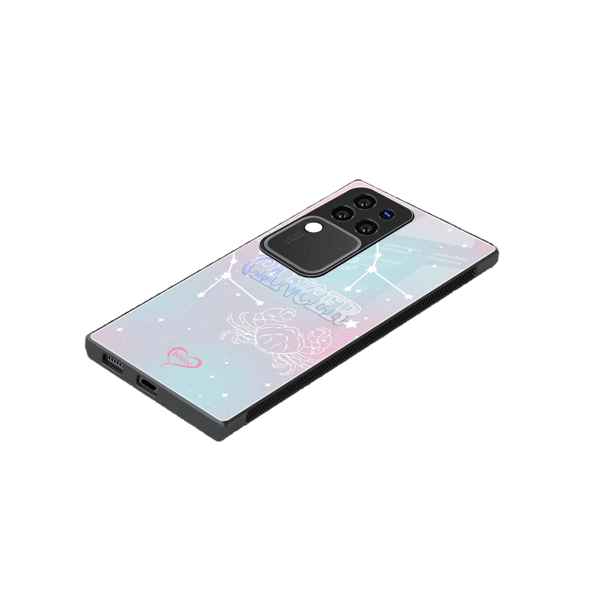 Cancer Aura stylish phone case forvivo v30 pro | glossy glass and slim fit