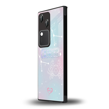 Cancer Aura vivo v30 mobile cover | shockproof glass phone case