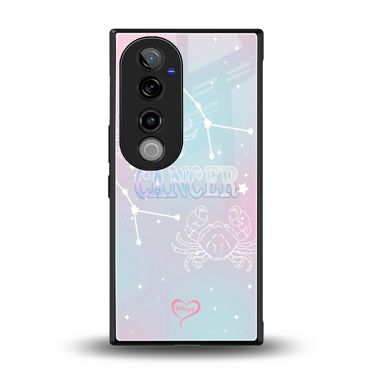 Cancer Aura back phone cover | glass case for vivo v40 pro