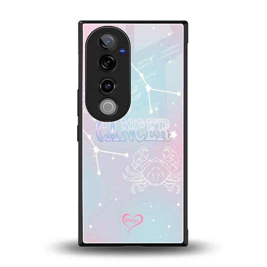 Cancer Aura back phone cover | glass case for vivo v40 pro