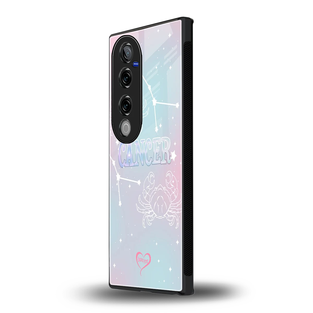 Cancer Aura vivo v40 pro mobile cover | shockproof glass phone case