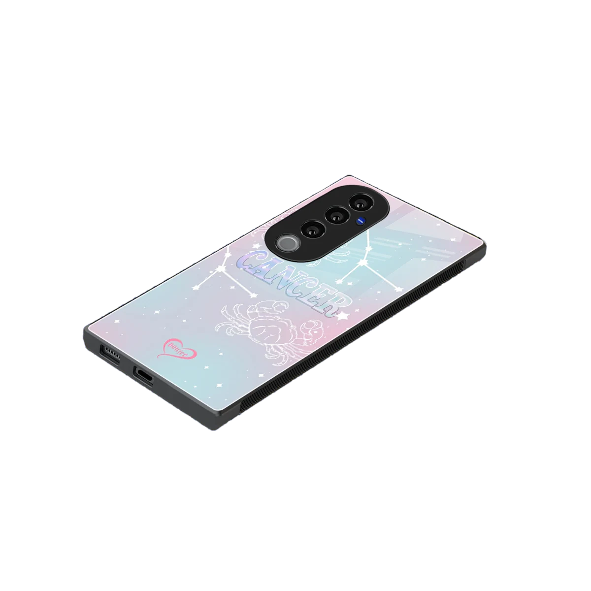 Cancer Aura stylish phone case for vivo v40 pro | glossy glass and slim fit