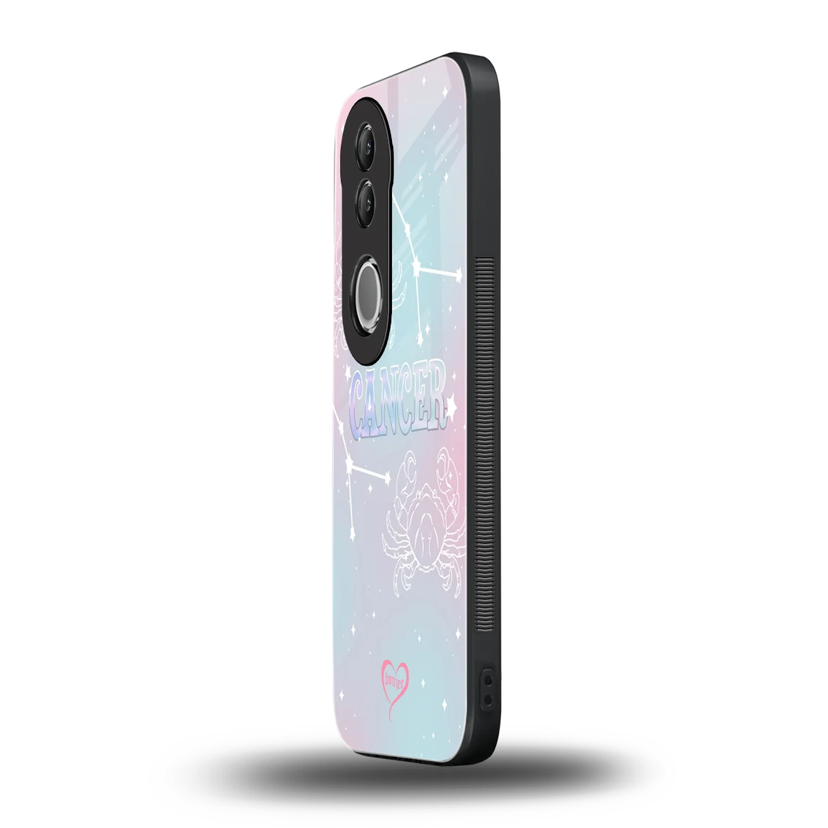 Cancer Aura vivo v50 mobile cover | shockproof glass phone case