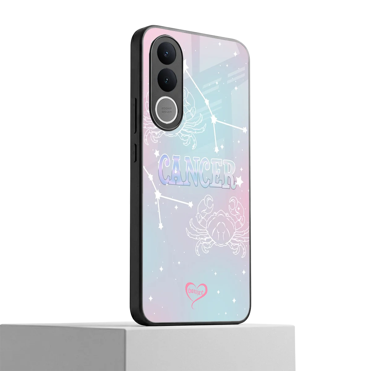 Cancer Aura vivo v70 fe mobile cover | shockproof glass phone case