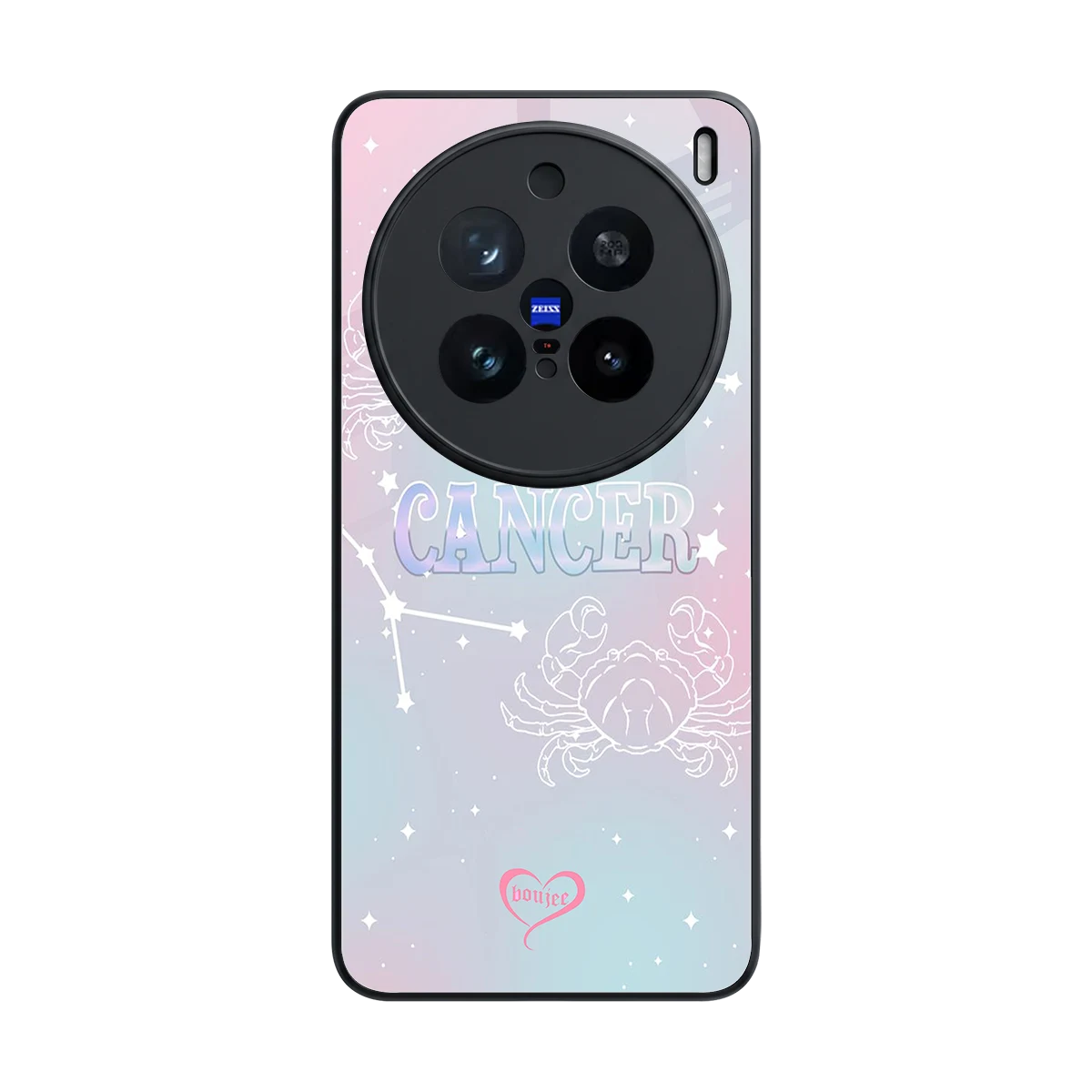 Cancer Aura back phone cover | glass case for vivo x200 pro