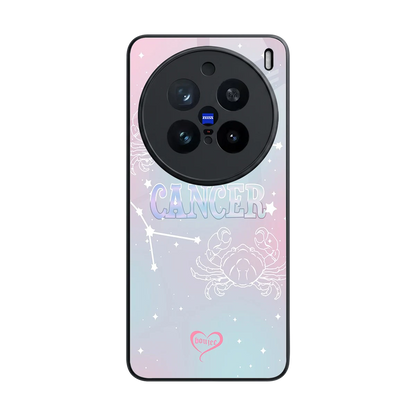 Cancer Aura back phone cover | glass case for vivo x200 pro