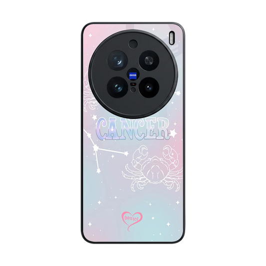 Cancer Aura back phone cover | glass case for vivo x200 pro