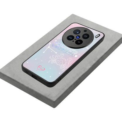 Cancer Aura stylish phone case for vivo x200 pro | glossy glass and slim fit