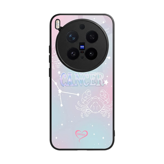 Cancer Aura back phone cover | glass case for vivo x300 pro