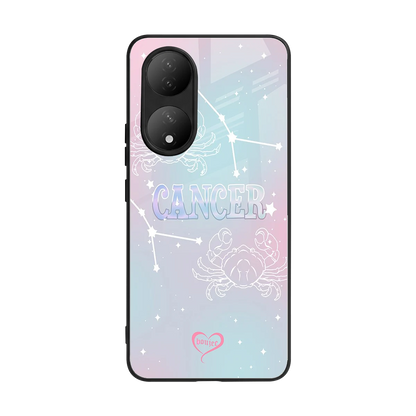Cancer Aura back phone cover | glass case for Vivo-y100
