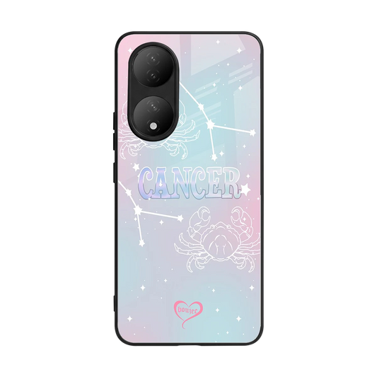 Cancer Aura back phone cover | glass case for Vivo-y100