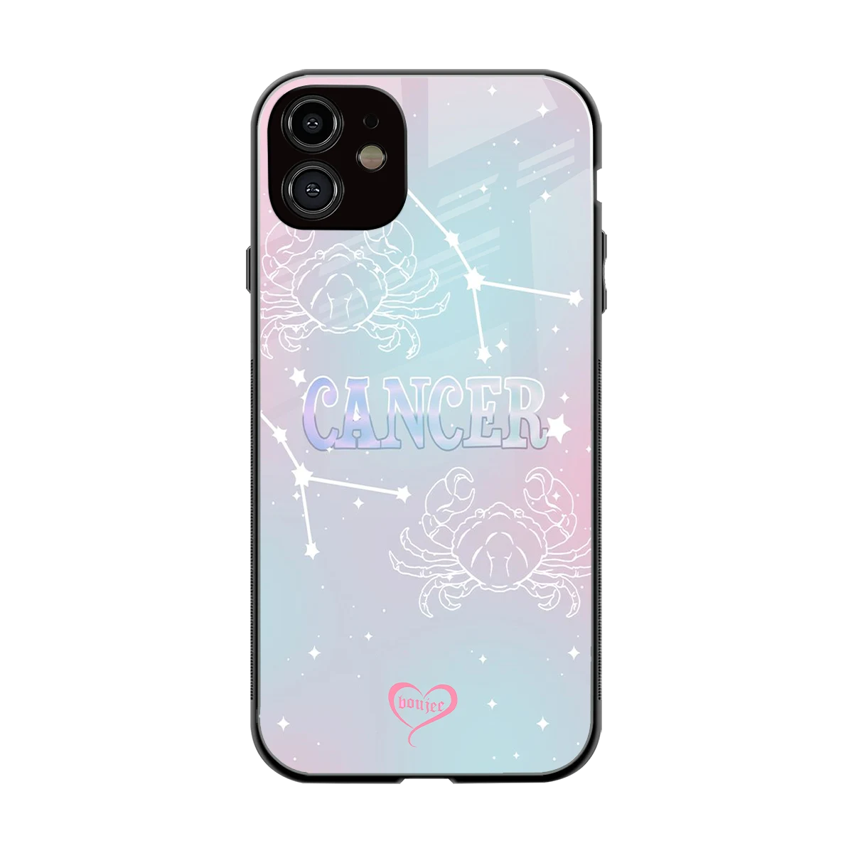 Cancer Aura back phone cover | glass case for iphone 11