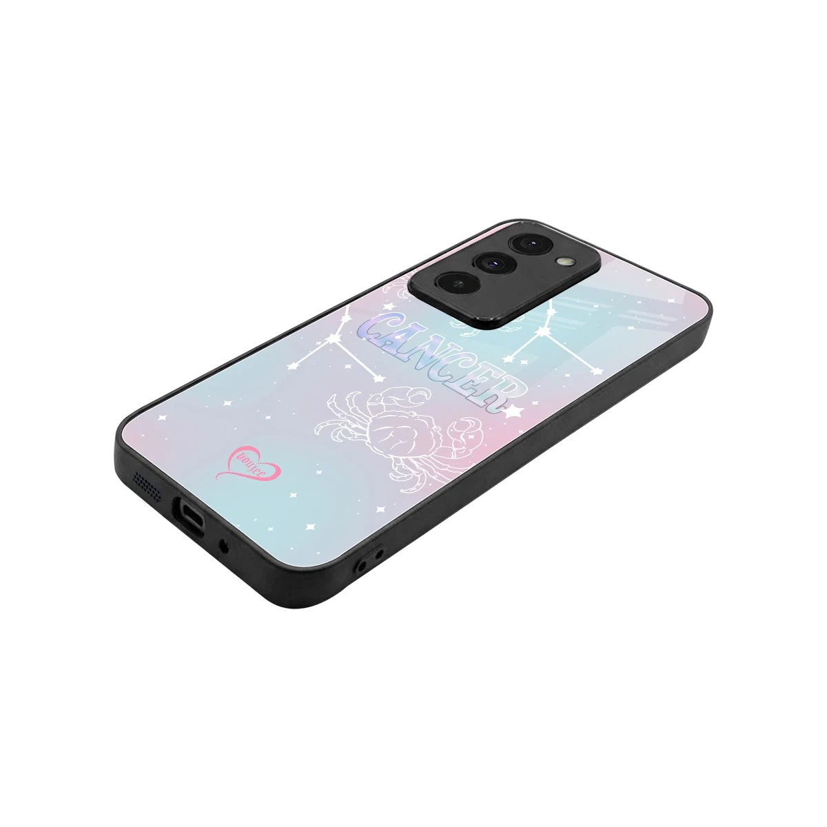 Cancer Aura stylish phone case for redmi 15 5g | glossy glass and slim fit