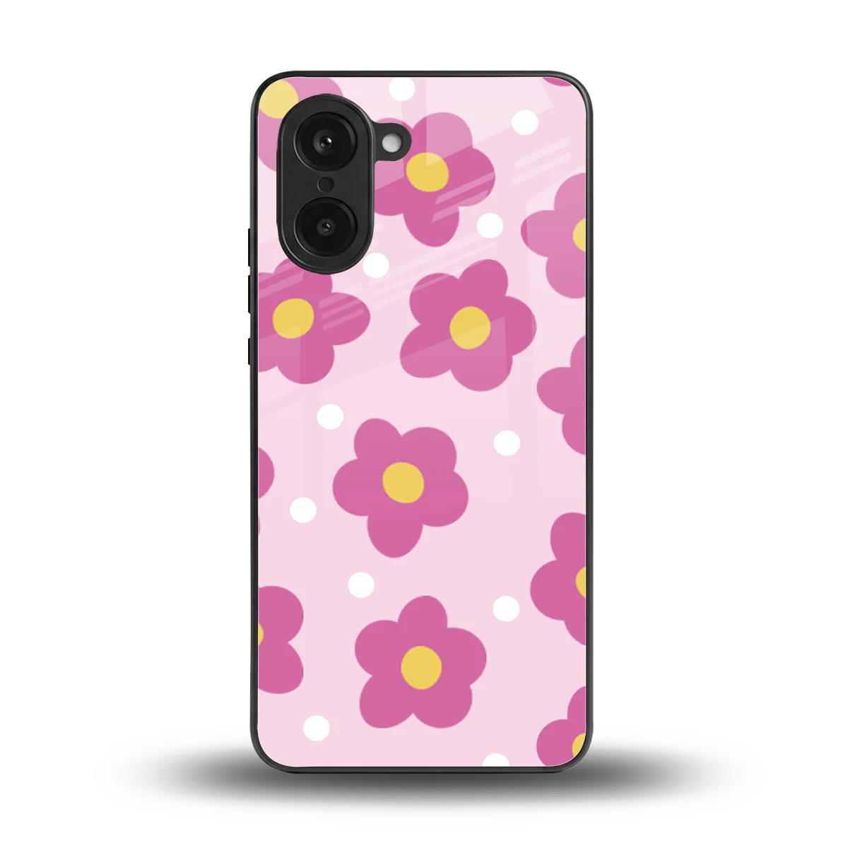 Candy Flower back phone cover | glass case for oneplus nord ce5 5g