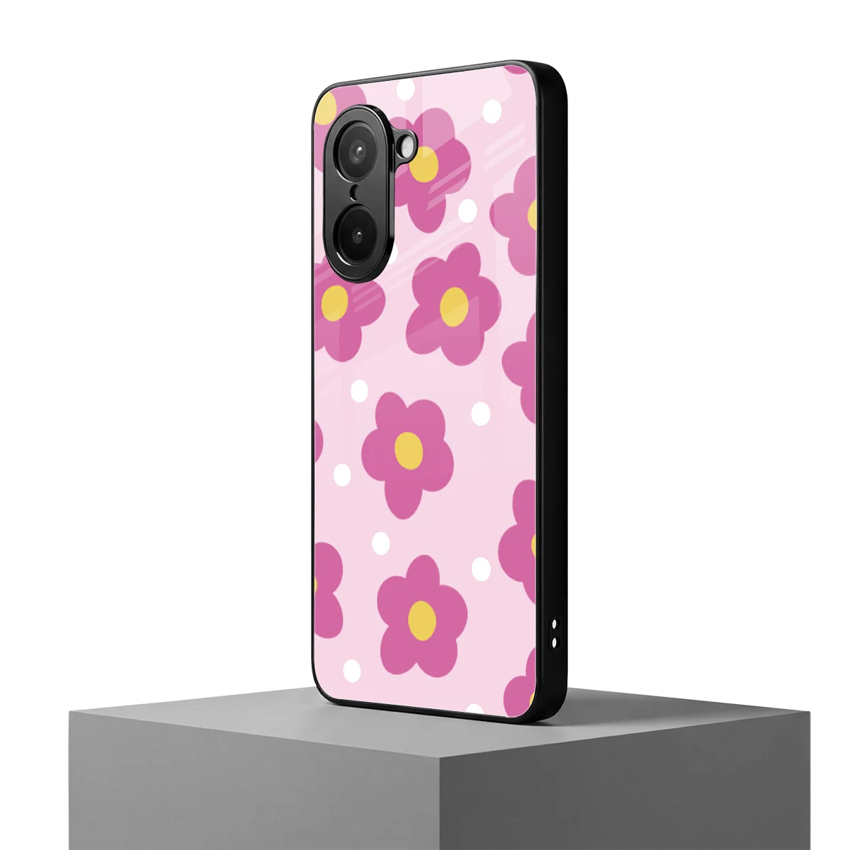 Candy Flower oneplus nord ce5 5g mobile cover | shockproof glass phone case