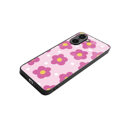 Candy Flower stylish phone case for oneplus nord ce5 5g | glossy glass and slim fit