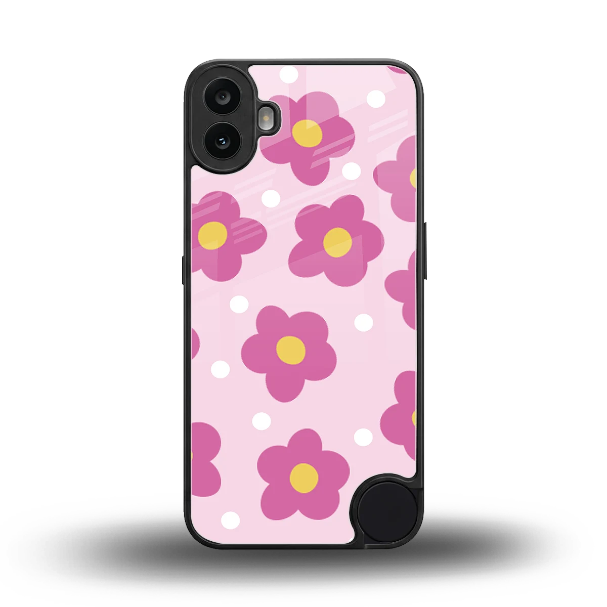 Candy Flower back phone cover | glass case for cmf nothing phone 1