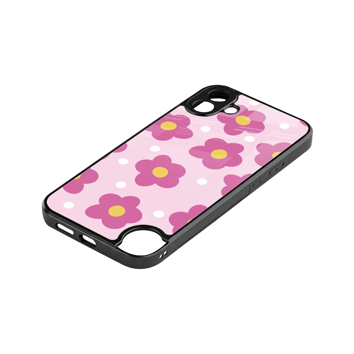 Candy Flower stylish phone case for cmf nothing phone 1 | glossy glass and slim fit