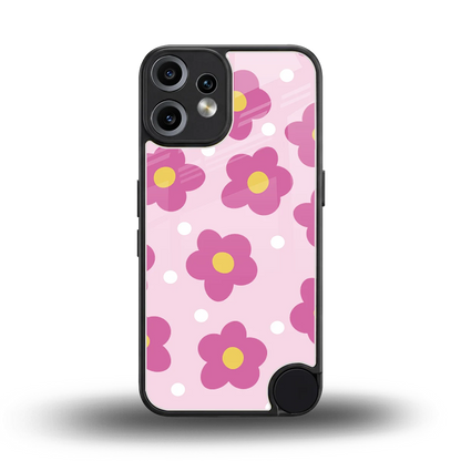 Candy Flower back phone cover | glass case for cmf nothing phone 2 pro