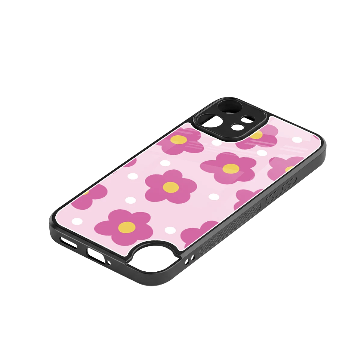 Candy Flower stylish phone case for cmf nothing phone 2 pro | glossy glass and slim fit