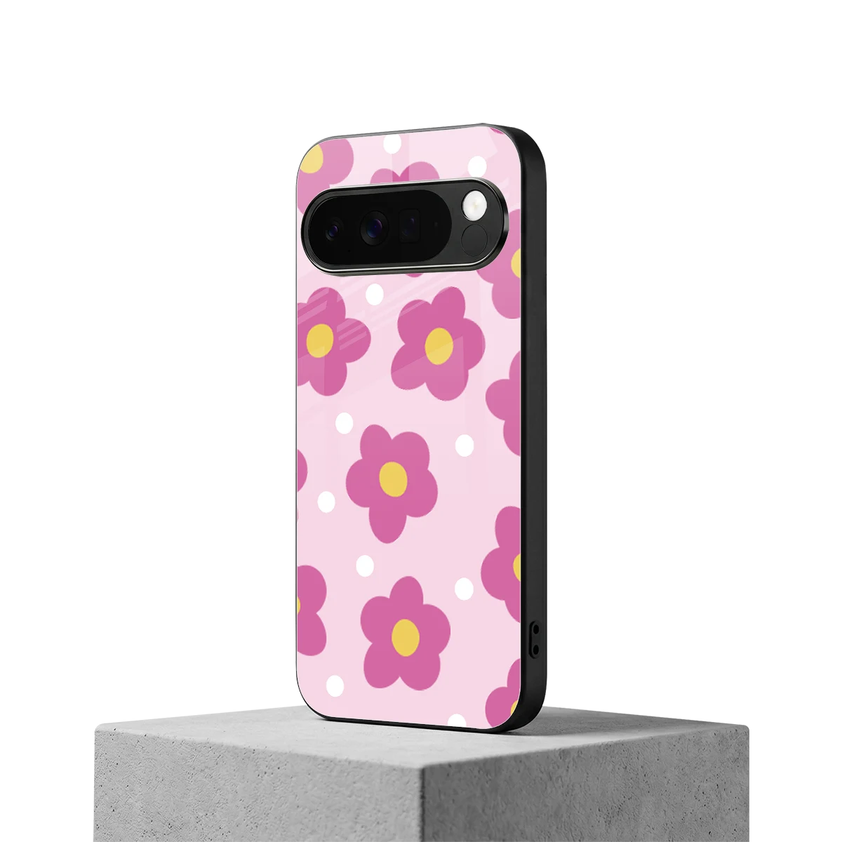 Candy Flower google pixel 10 pro xl mobile cover | shockproof glass phone case