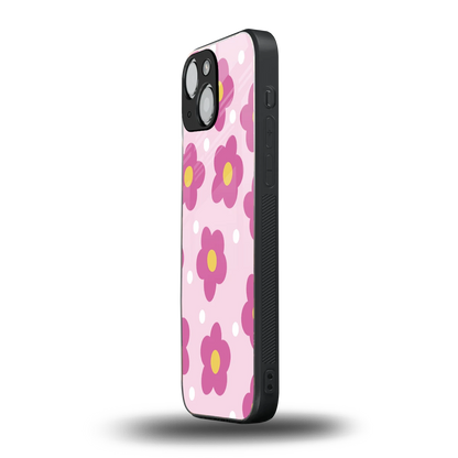 Candy Flower iphone 13 mini mobile cover | shockproof glass phone case
