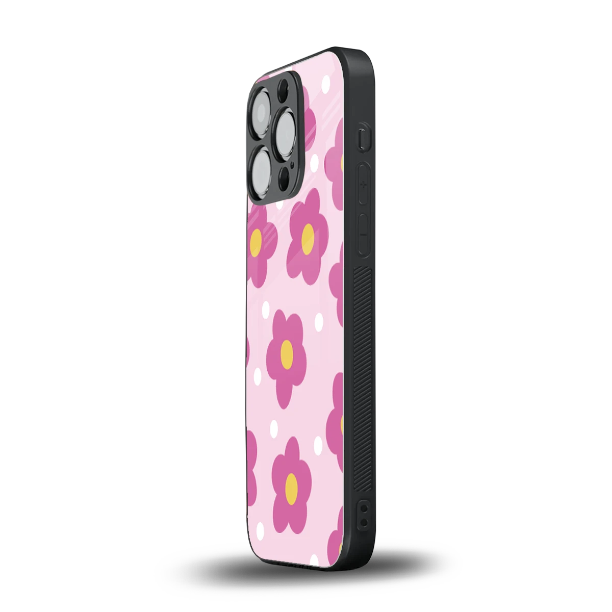Candy Flower iphone 13 pro mobile cover | shockproof glass phone case