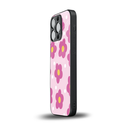 Candy Flower iphone 12 pro mobile cover | shockproof glass phone case