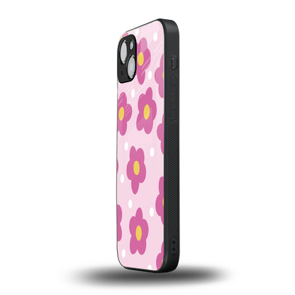 Candy Flower iphone 14 mobile cover | shockproof glass phone case