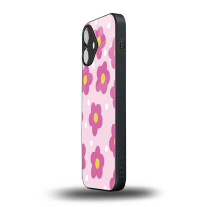 Candy Flower Phone Case for Iphone 16 | Glass Case