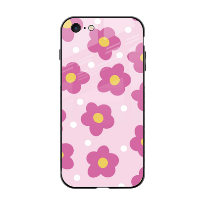 Candy Flower back phone cover | glass case for iphone 6s plus