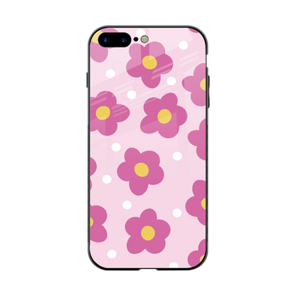 Candy Flower back phone cover | glass case for iphone 8 plus