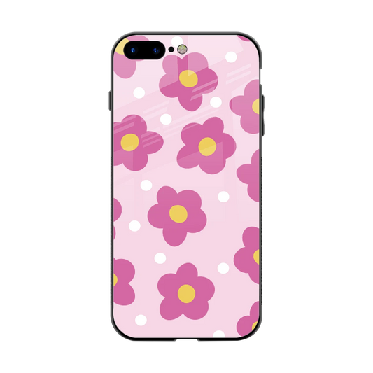 Candy Flower back phone cover | glass case for iphone 8 plus