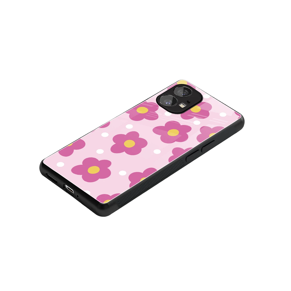 Candy Flower stylish phone case for nothing phone 1 | glossy glass and slim fit