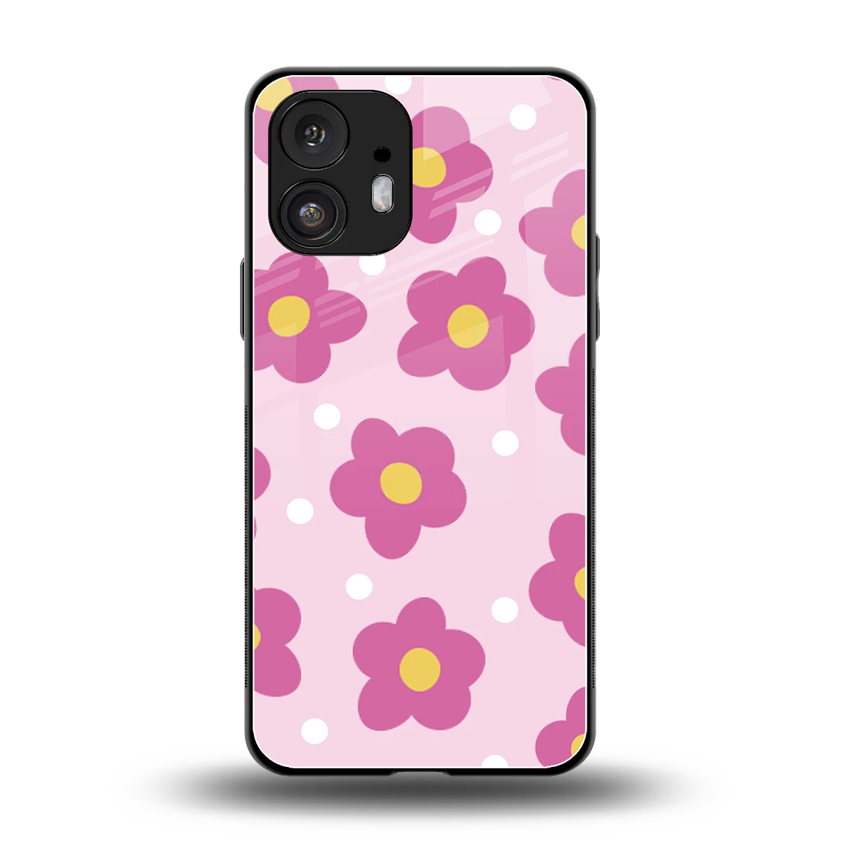 Candy Flower back phone cover | glass case for nothing phone 2