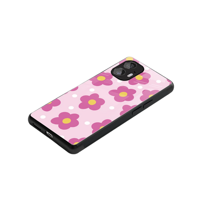 Candy Flower stylish phone case for nothing phone 2 | glossy glass and slim fit