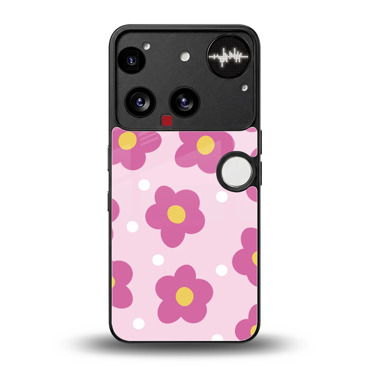 Candy Flower back phone cover | glass case for nothing phone 3