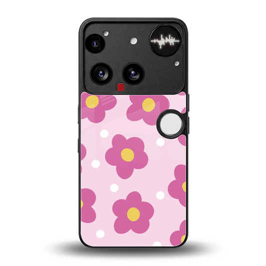 Candy Flower back phone cover | glass case for nothing phone 3