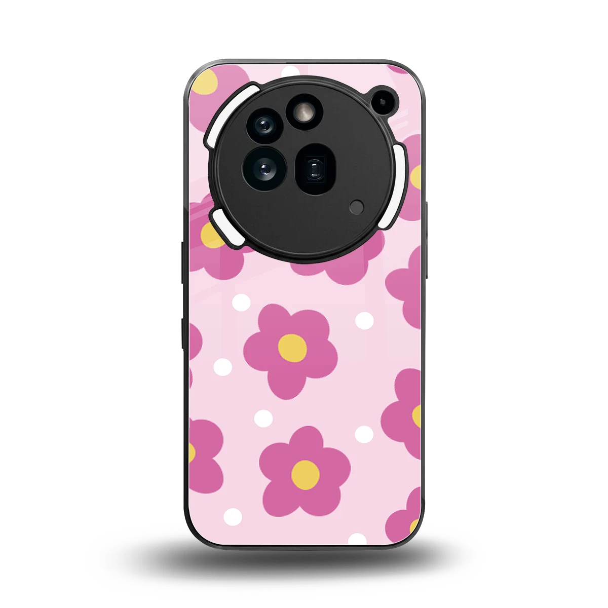 Candy Flower back phone cover | glass case for nothing phone 3a pro
