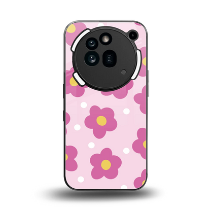 Candy Flower back phone cover | glass case for nothing phone 3a pro